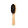 Escova de barba para estilizar transfronteiriça corte de cabelo limpeza de cabelo varredura de pescoço madeira maciça crina cabelo pente de cabelo óleo para barba de homem escova de cabeça