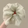 Goma para el pelo fruncida de estilo casual para mujer, nuevo modelo 2026, liga para coletas, cuerda elástica para el pelo, accesorio para el pelo de alta gama