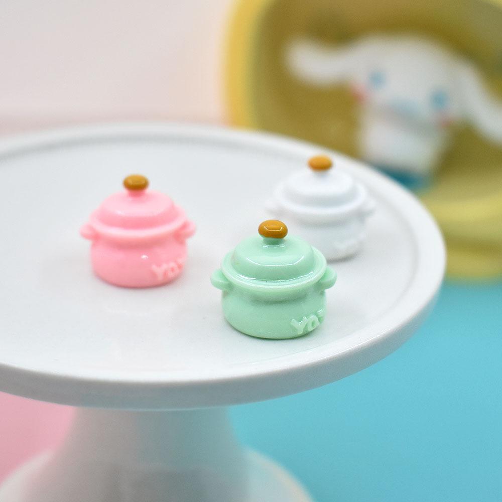 娃娃屋 微缩食玩煮锅 汤锅 厨房餐具摆件