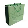 Sacola de compras personalizável com corda, sacola de papel fofa, moda, requintada, sacola de presente, loja de óculos, alto padrão, embalagem de presente manual