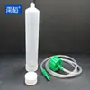 Jeringa Transparente de Dispensación Estilo Americano, Accesorios para Máquina Dispensadora, Tubo Dispensador de 30cc, Adaptador de Tubo de Pegamento Industrial, Adaptador de Jeringa