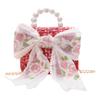 Moda estilo ocidental bordado arco ombro mensageiro bolsa bonito bebê moeda bolsa mini menina pequena bolsa