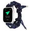 Adequado para Apple Apple Watch 1/2/3/4/5/6 Paracord Nut Stretch Pulseira iWatch Pulseira de Tecido Trançado