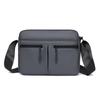 Bolsa de Peito Masculina Nova Grande Capacidade Simples Casual Ombro Transversal Bolsa de Comércio Exterior Atacado Moda Masculina Bolsa de Peito para o Dia a Dia