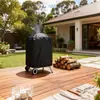 Cubierta Impermeable Transfronteriza para Fogata de Barbacoa al Aire Libre, Cubierta para Parrilla, Cubierta para Brasero, Cubierta para Parrilla de Barbacoa, Cubierta Redonda para Barbacoa de Ebay
