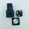 Caja de Conexiones para Bobina de Válvula de Pulso Electromagnético Hidráulico Din43650A Enchufe Terminal Neumático con Luz LED CC CA