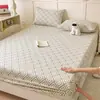 Funda de cama/colchón de una sola capa con impresión personalizada hecha de tela gruesa vieja, también adecuada como funda de alfombrilla fresca