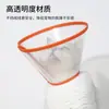 Nuevo Anillo Elizabeth para Mascotas Bolsa PU Naranja Transparente Borde Anillo Anti-mordeduras Cabeza Belleza Collar