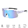 Gafas de Ciclismo, Gafas de Sol Coloridas para Deportes al Aire Libre, Modelos Populares Transfronterizos en Europa y América, Película Verdadera Viento de Carretera Protección UV Gafas de Sol para Montañismo