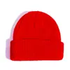 Sombrero de Piel de Melón Otoño e Invierno Estilo Coreano Sombrero de Calle para Propietario Sombrero de Punto Cálido Sombrero Versátil para el Frío Hilo Grueso Sombrero de Lana Tejido Acrílico