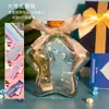 Estrela Degradê Origami Estrela da Sorte Tira de Papel Escrevível Garrafa de Desejos Luminosa DIY Artesanal Presente de Aniversário para Namorado