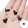 Material hecho a mano para niños, accesorios para ojos de animales, juguete DIY con ojos adhesivos para móviles, ojos blancos y negros para bebés.