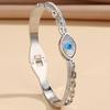 Pulsera de ojo de diablo con circonitas de acero inoxidable y titanio, gran oferta, comercio electrónico transfronterizo en AliExpress y Amazon.