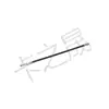 Adequado para Mercedes-Benz, Audi (Importado) Mangueira de Freio Lado Traseiro 9014280835