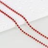 Correntes de Contas Tags Acessórios DIY Corrente de Contas de Ferro Tags para Roupas Chaveiro Etiquetas para Joias Corrente de Contas Cantos Arredondados