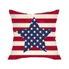 Almofada Transfronteiriça Dia da Independência Paz Grátis Almofada de Sofá para Sala de Estar Decoração de Casa Capa de Almofada de Cabeceira Venda por Atacado