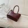 Bolso de axila sencillo de gran capacidad para el día a día, nuevo modelo otoño 2026, bolso tote de color liso único y dulce, bolso de hombro elegante