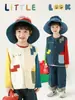 Conjunto Divertido de Juego para Niños Wulibuyi, Camiseta de Manga Larga con Cuello Redondo, Chaleco sin Mangas y Jeans, de Moda, para Primavera y Otoño