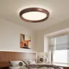 Lámpara de Dormitorio de Estilo Silencioso Lámpara de Techo Retro Lámpara Antigua para Habitación de Casa de Huéspedes Patrón Nogal Chino Lámpara Redonda para Dormitorio Principal