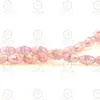 Cuentas de Cristal de Vidrio Brillantes de Alta Gama con Agujero Central, Campana, K9 Premium Electroplateado, 8/10mm, Accesorios para Joyería DIY, Aretes