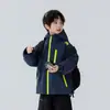 Jaqueta Infantil Três em Um Impermeável Destacável 2026 Outono/Inverno Novidades Crianças Maiores Acolchoada Espessa Inverno para Meninos