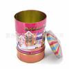Latas Redondas Grandes Creativas para Empaque, Latas de Metal de Alta Gama para Dulces y Alimentos, Latas Vacías para Personalización