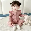 Mameluco con Cremallera para Bebé 2026 Nuevo Estilo Primavera y Otoño para Niñas, Lindo Conjunto de Algodón Puro para Gatear, Suave para Salidas