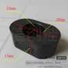Liga de Alumínio Porta Retrátil Elétrica Acessórios de Plástico Bloco Garfo de Borracha Deslizante Gaxeta Manga Resistente ao Desgaste Conector de Clipe de Fio Guia