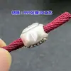 S999 prata de pé Olá Gatinha Gato furo grande conta corda de mão trançada colar DIY Acessórios Seiko Prata Dura 3D