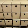 Caixa de Armazenamento para Lentes, Caixa de Armazenamento de Papel com Design Deslizante, Caixa de Armazenamento e Organização para Lentes, Caixa de Classificação de Lentes