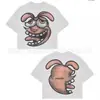 2026 Verano Hip-Hop Dibujos Animados Patrón Nuevo Transfronterizo Camiseta Estampada Estilo Harajuku Ropa de Manga Corta para Hombre