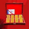La pegatina de teléfono móvil de lámina de oro del santo patrón ocho 12 signos del zodíaco año de nacimiento pegatina de oro para teléfono móvil nota pequeña amuleto benmingfo