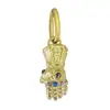 Serie Marvel Joyería Panjia Colgante de Iron Man Spider-Man Martillo de Thor Pulsera de Cuentas de Acero Inoxidable Accesorios