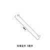 Cadena de Plata S925 Pulsera de Mujer Collar Doble Elástico Hebilla Cadena de Ajuste Accesorios Chapado en Plata Oro de 18K Cadena de Extensión para DIY