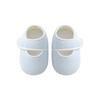 Zapatos de Bebé de Suela Blanda de Primavera y Otoño Zapatos para Niños Pequeños Zapatos con Tiras de Velcro 6-12 Suela de Tela Antideslizante Zapatos Delanteros de Tela Color Puro