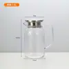 Jarra de água fria de PC de alta temperatura, grande capacidade, para uso doméstico, chaleira de chá resistente a quedas para restaurante, jarra de suco para panela quente comercial, chaleira de água quente