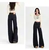 Jeans largos personalizados con letras para hombre, estilo Hong Kong, modernos, verano 2026, hip-hop, moda ins de alta calle, geniales