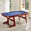 Mesa de Bilhar Empilhável, Mesa de Bilhar Doméstica Interna, Mesa de Pingue-Pongue Infantil, Estojo de Mesa de Bilhar Americana Pequena Três em Um
