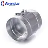 Manija de Acero Galvanizado RDA Tubería Redonda Válvula de Aire Válvula de Retención Accesorios de Tubería Sello para Tubería