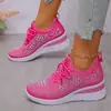 Tênis casuais femininos de cano baixo, esportivos e modernos, adequados para deslocamento transfronteiriço, atacado, com strass, cadarço diário, comércio exterior, confortáveis