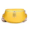 Bolso de Silla de Montar de Piel de Vaca de Primera Capa para Mujer Bolso de Hombro Único de Moda Tendencia Bolso de Pecho de Nicho Bolso para Ciclismo Montañismo Bolsas Transfronterizas