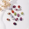 Ponta Oval Fundo Pontiagudo Diamante Corte Antigo Qualidade Ovo de Pombo Vidro K9 Diamante para Nail Art Acessórios para Joias DIY Fabricante Atacado