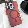 Compatível com capa de celular magnética com suporte em gradiente fosco para iPhone 18 Pro Max 17 colorida a laser capa de proteção total
