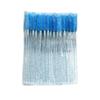 Nuevo Peine de pestañas de color con mango de cristal, Pincel para pestañas, Peine para cejas, Portátil multiusos, Paquete de 50 piezas, Rizador de pestañas, Maquillaje