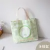 Linda bolsa de mano nueva, bolsa de lona versátil para oficinistas, bolsa estilo coreano para salidas, bolsa de estudiante, bolsa de bebé y bolsa para el almuerzo