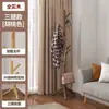 Cabideiro de Madeira Maciça, de Chão, para Uso Doméstico, Sala de Estar, Suporte para Bolsas, Quarto, Escritório, Cabideiro Simples, Cabideiro de Chão para Dormitório