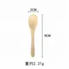 Venta al por mayor de fábrica cuchara de arroz japonesa para niños mini cuchara de bambú palillos para comida vajilla utensilios de cocina para el hogar