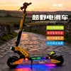 Patinete eléctrico plegable de alta potencia para adultos, 11 pulgadas, tracción simple/doble, frenos de disco delanteros y traseros, todoterreno transfronterizo, para transporte de pasajeros