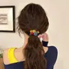 Cintas de pelo de frijol de colores de alto valor, cuerdas para el pelo para atar el pelo, coleta, moño, bandas elásticas de alta elasticidad, no dañan el pelo, cuerdas para el pelo