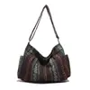Bolso de Estilo Étnico Bohemio para Mujer 2025 Primavera y Verano Nuevo Bolso de Hombro Cruzado Versátil Bolso Tote de Gran Capacidad Moderno